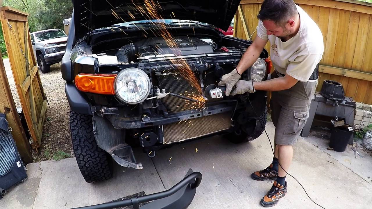 FJ CRUISER WARRIOR BUMPER INSTALL