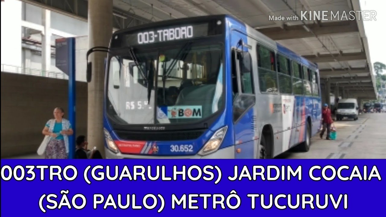 003TRO (GUARULHOS) JARDIM COCAIA  (SÃO PAULO) METRÔ TUCURUVI SHOPPING