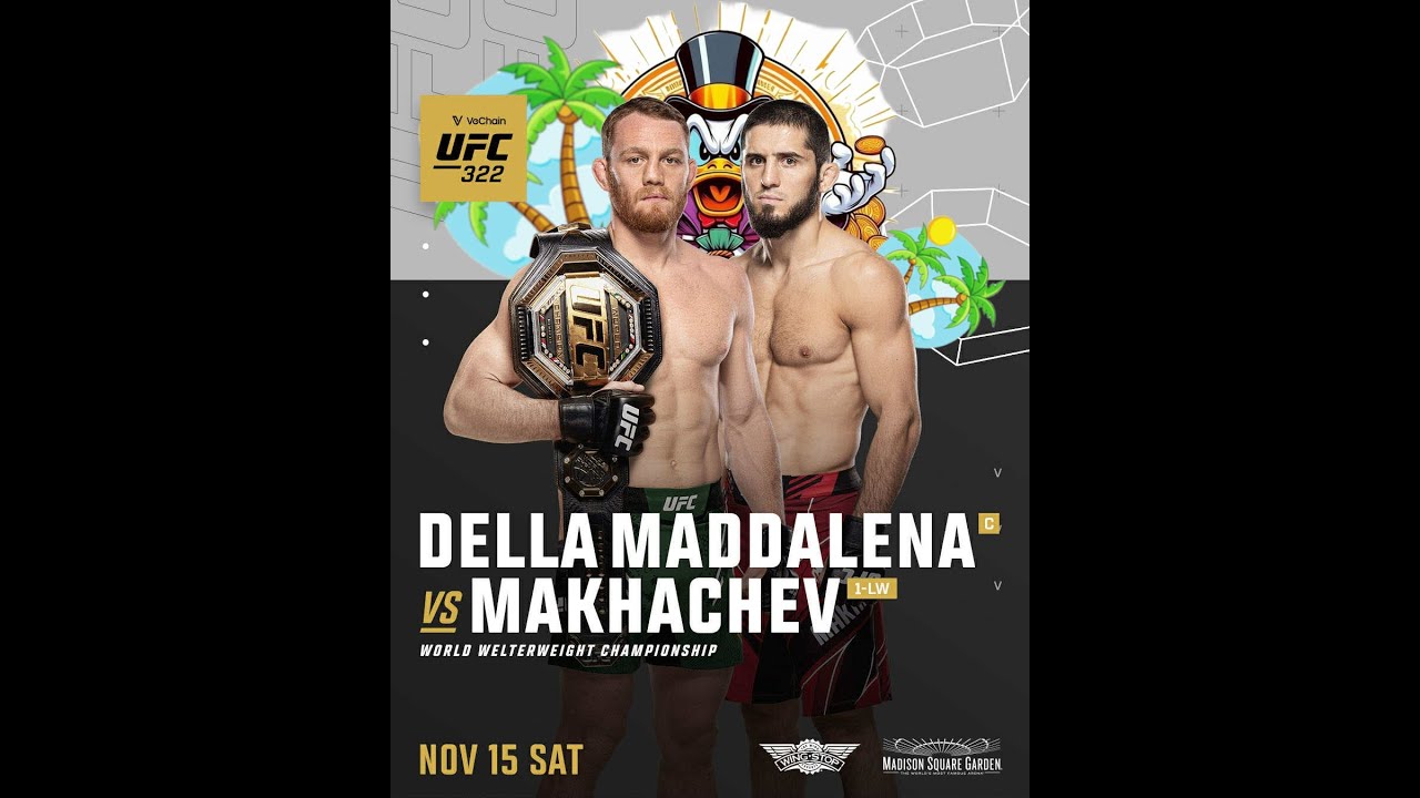 UFC 322 Typowanie pełnej karty walk Islam Makachev - Jack Della Maddalena