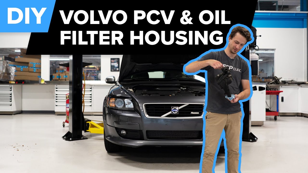 How To Replace A Volvo Oil Filter Housing & PCV - Volvo P1 Platform - Volvo S40, V50, C30, & C70
