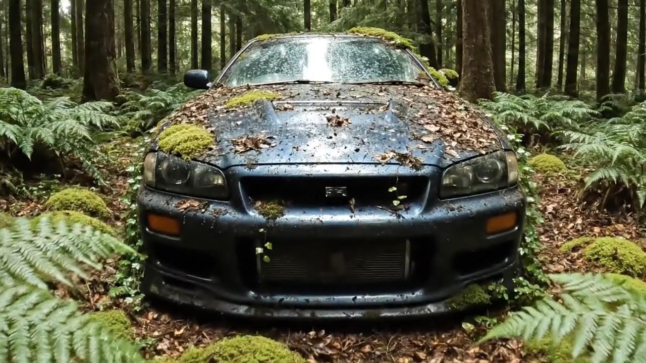 Nissan Skyline GT R R34  #beforeandafter #autorestoration #nissanskyline #carrestoration 