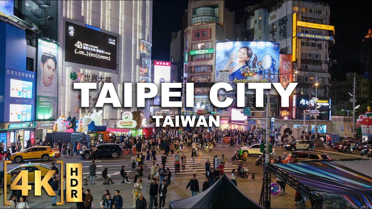 This is Taiwan’s Most Vibrant Neon City! Ximending Walking District | Full Tour | Taipei