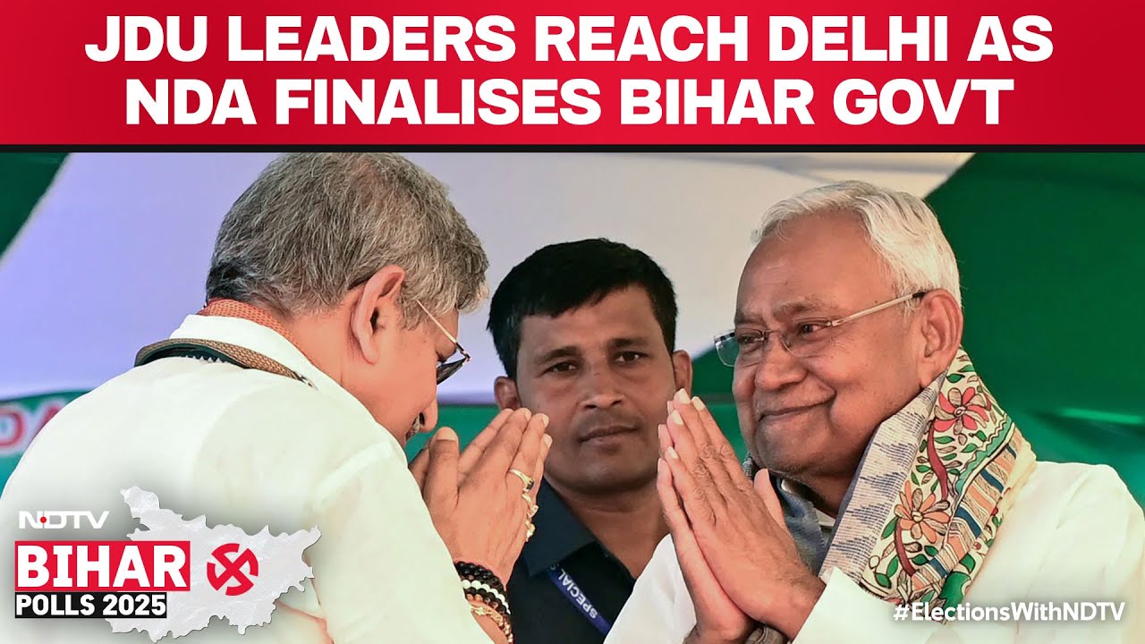 Bihar Cabinet | JDU Leaders Reach Delhi As NDA Finalises Bihar Govt Formation