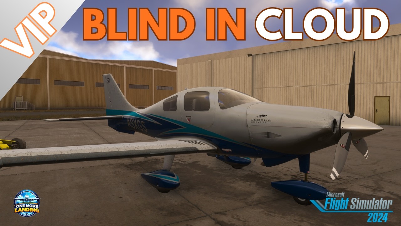 Flying Blind in Clouds… Will I SURVIVE? | MSFS24 Career Mode