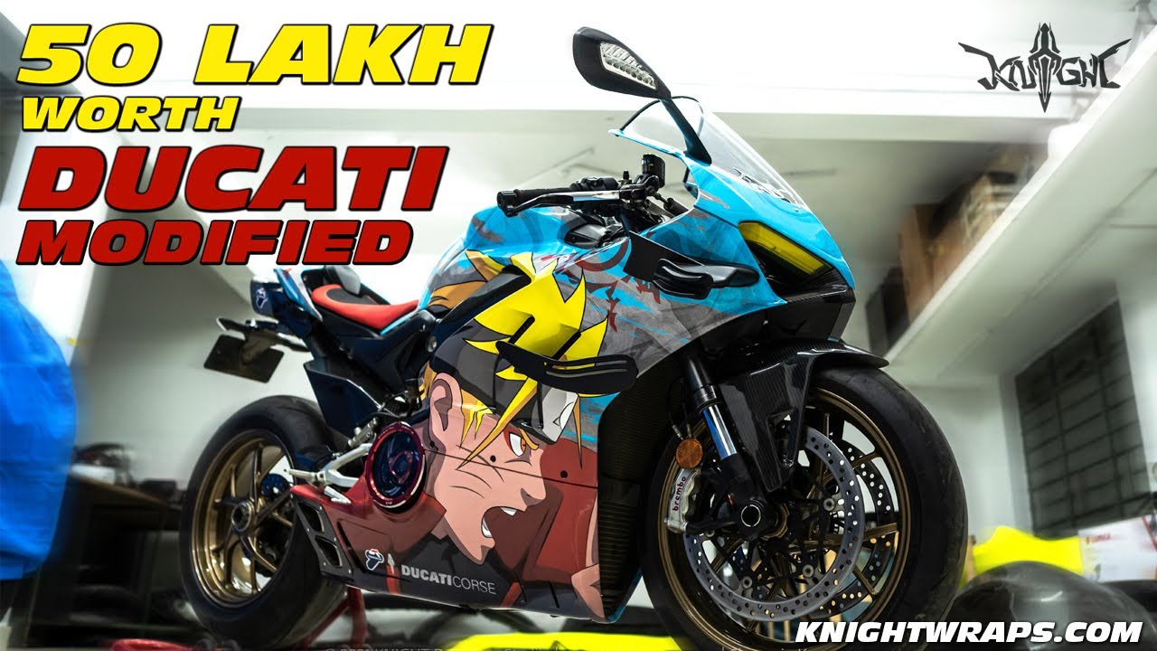 50Lakh Worth Ducati V4 | Modified Naruto | KNIGHT WRAPS
