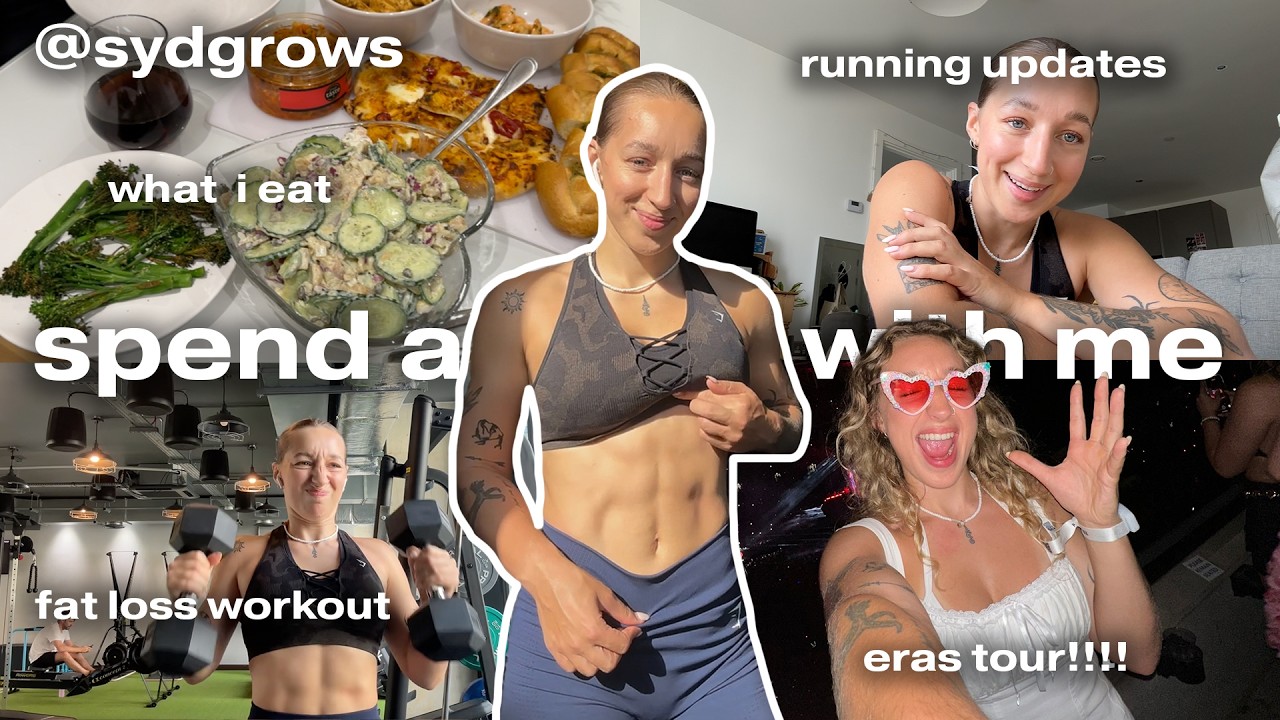 WEEK IN MY LIFE! fat loss progress, workout w/ me, eras tour, running updates