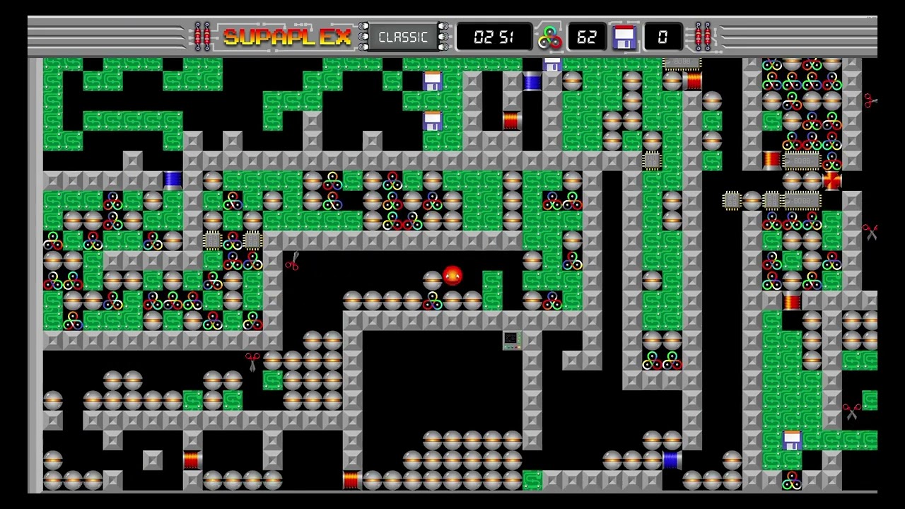[SUPAPLEX CLASSIC] - LV. 110 : TROUBLE AHEAD