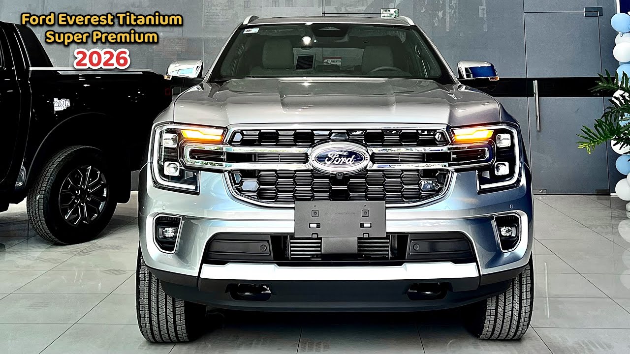 Новинка! Ford Everest Titanium 2026 года — суперпремиальная отделка экстерьера и интерьера.