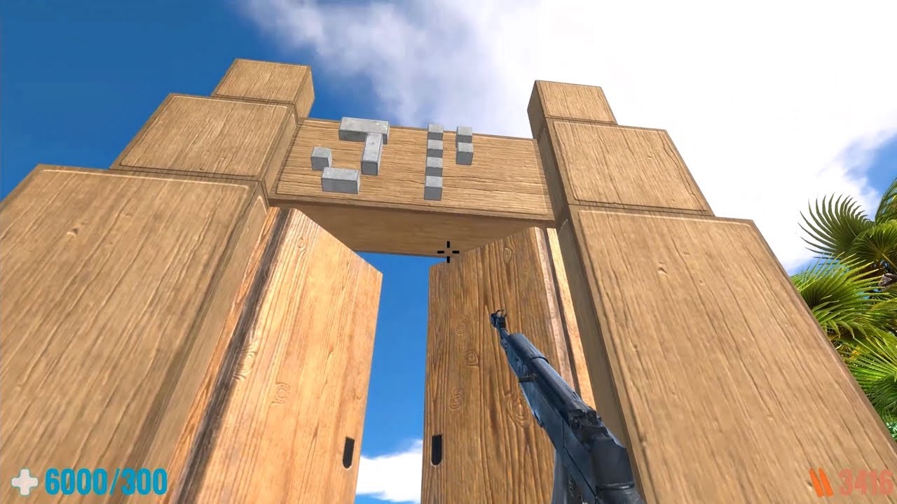 Exploring Jurassic Park. FPS Perspective! Animal Revolt Battle Simulator ARBS