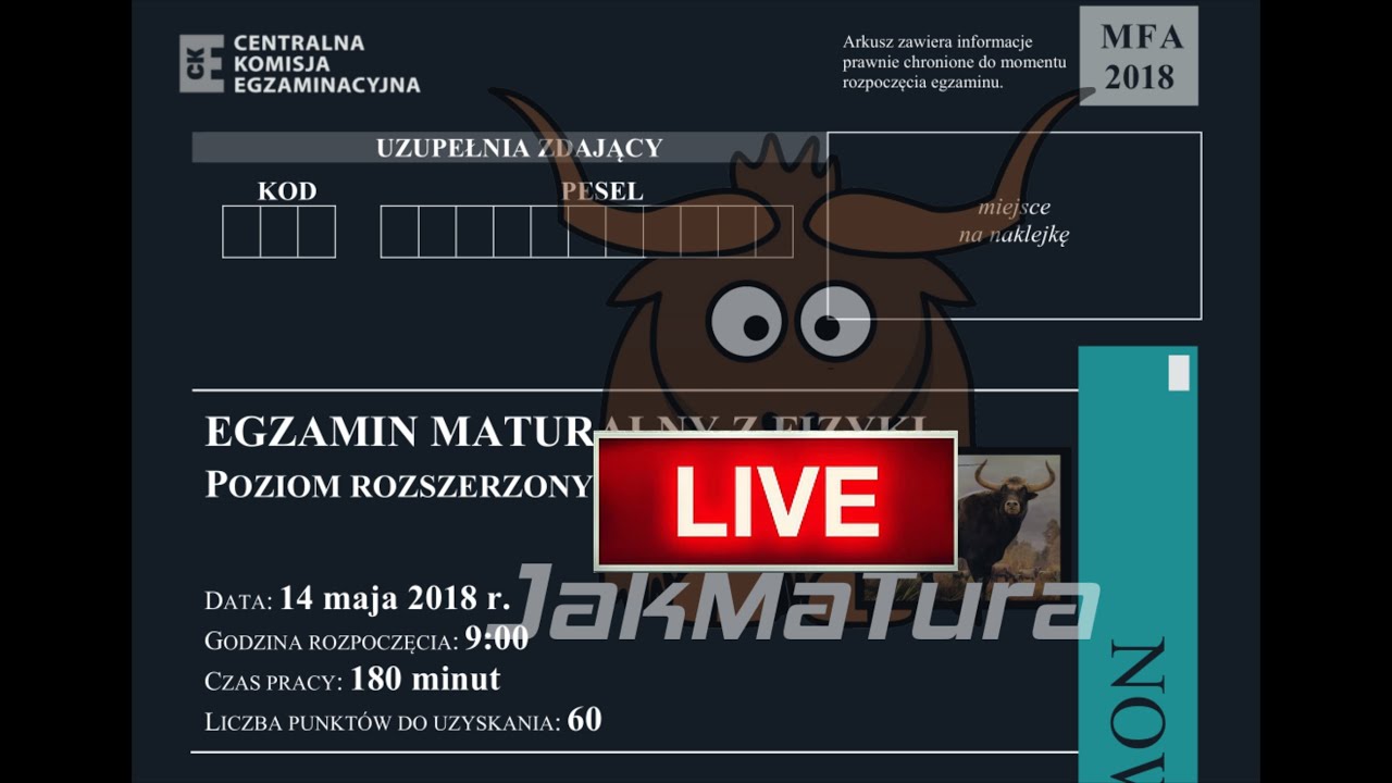 Matura 2018 (RELIVE) | Matura Rozszerzona z Fizyki
