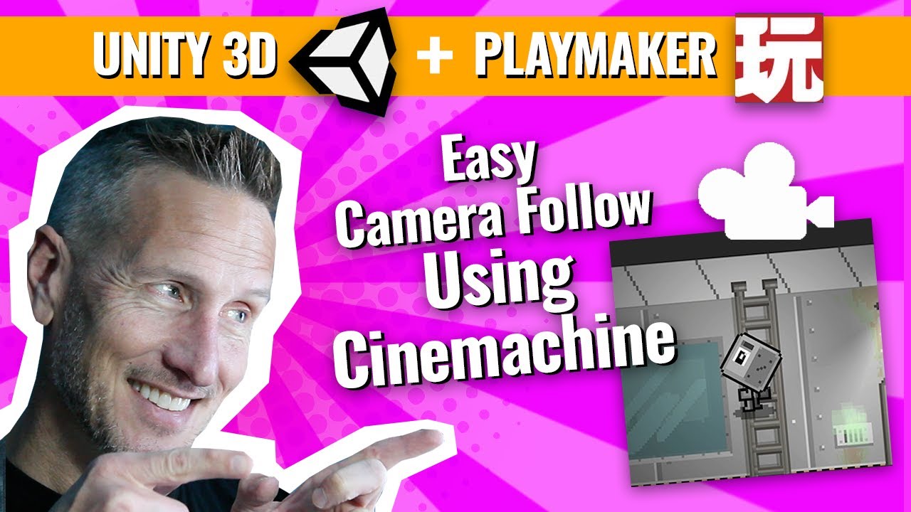 2D-платформер Unity Playmaker - виртуальная камера Cinemachine