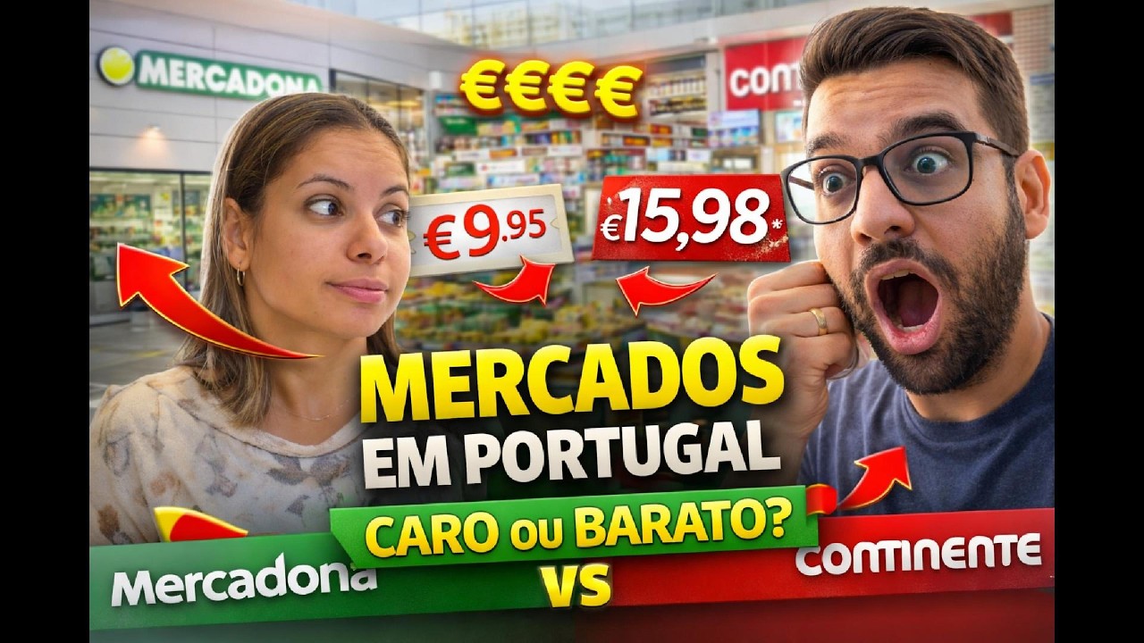 Quanto Custa Fazer Compras de Mercado em Portugal? 😱 Caro ou Barato?