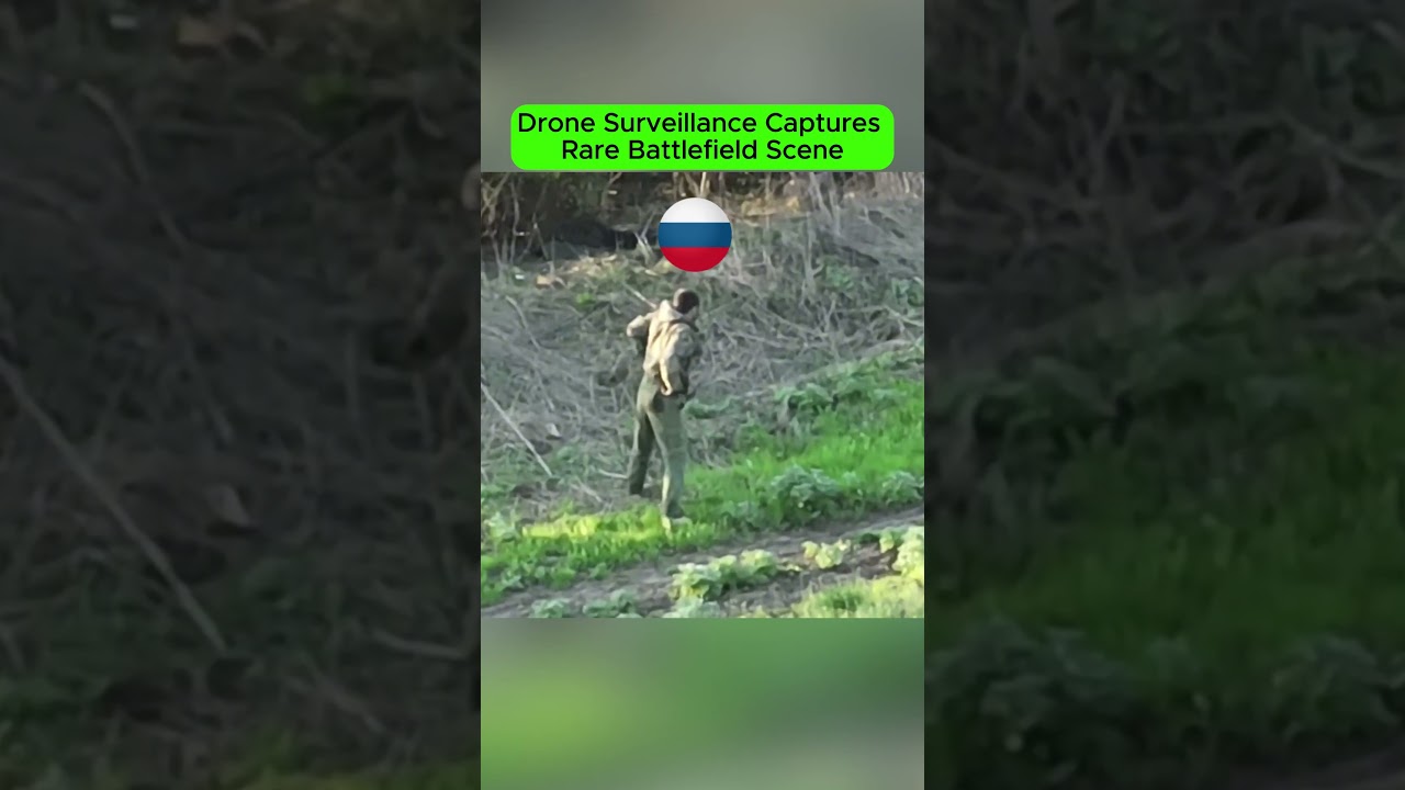 Drone Surveillance Captures Rare Battlefield Scene | Combat Footage