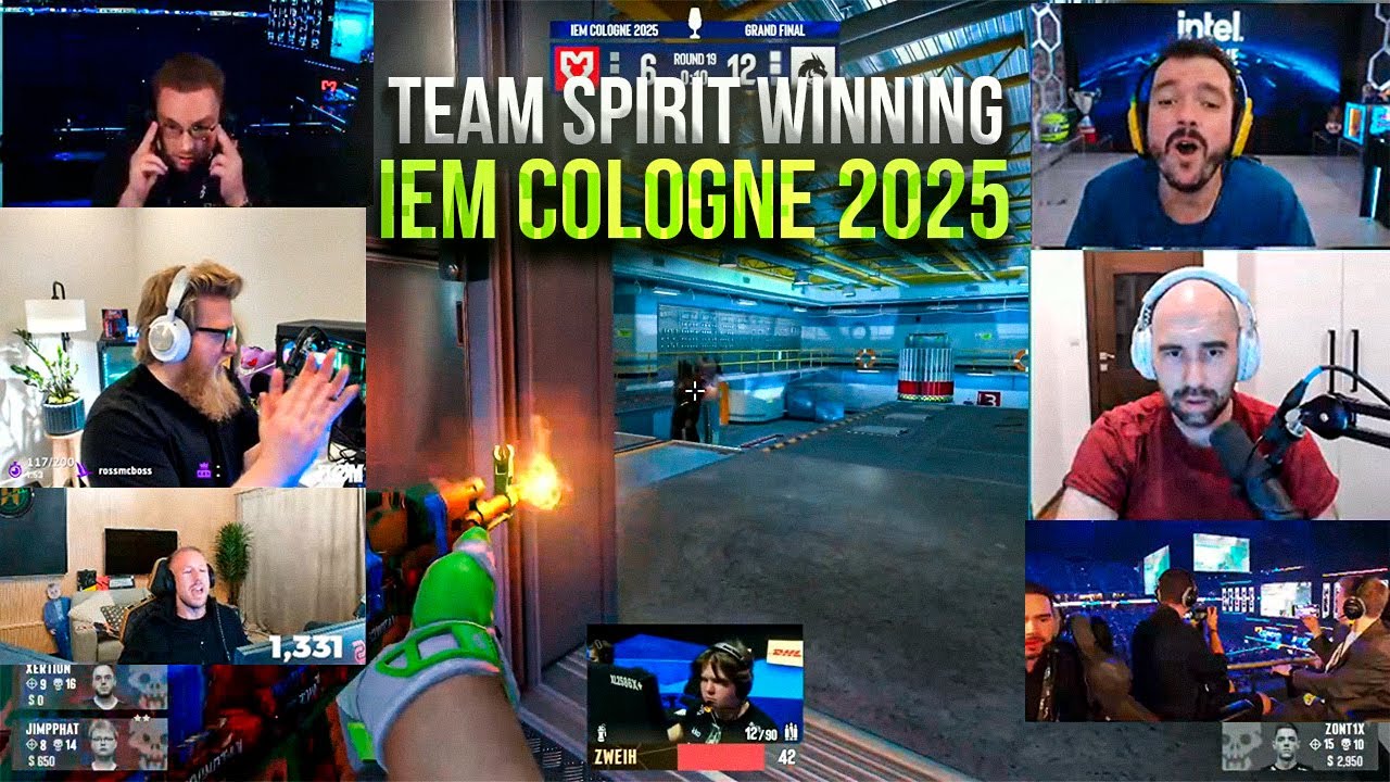 РЕАКЦИЯ СТРИМЕРОВ и ПРО ИГРОКОВ НА ПОБЕДУ СПИРИТОВ В ФИНАЛЕ IEM Cologne 2025