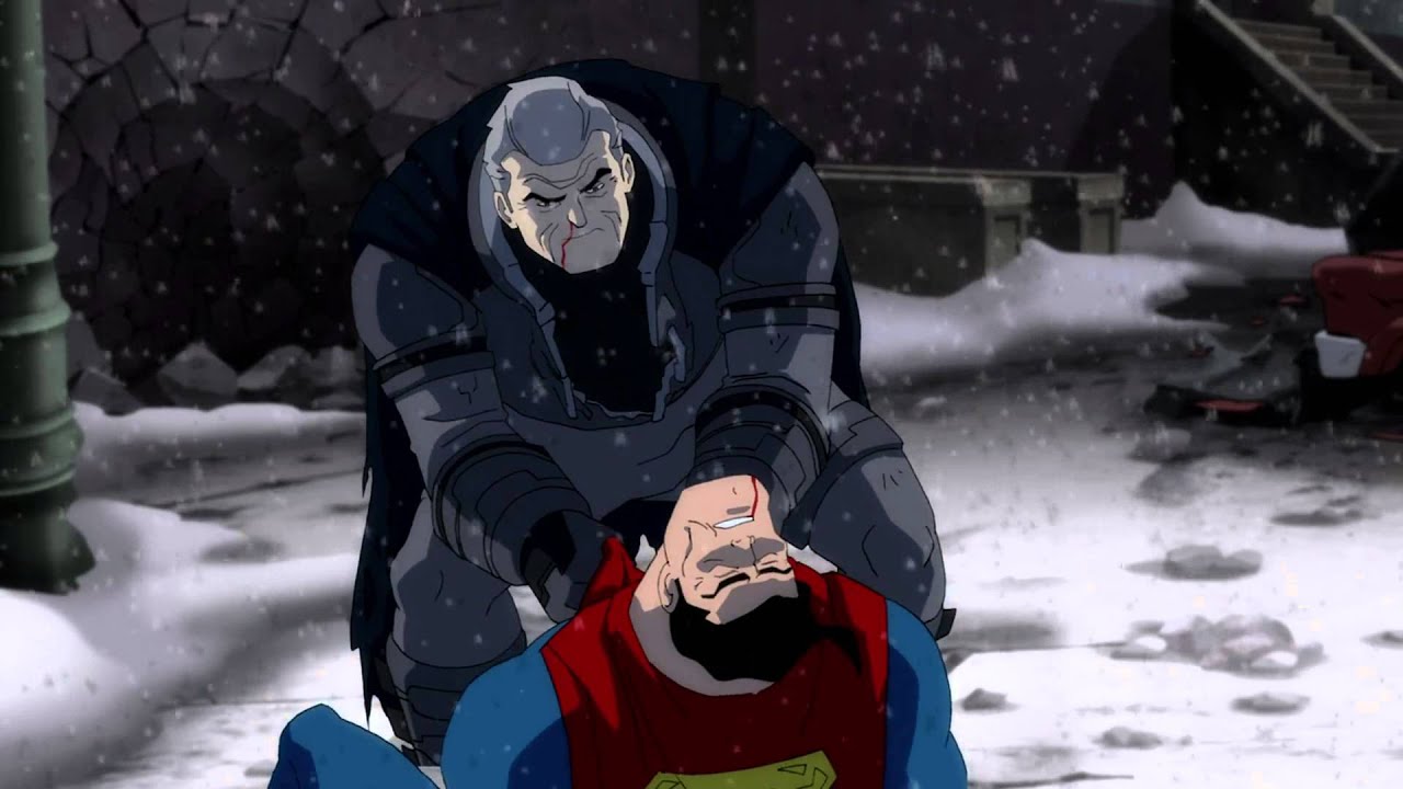 The Dark Knight Returns - Bruce Reminds Clark