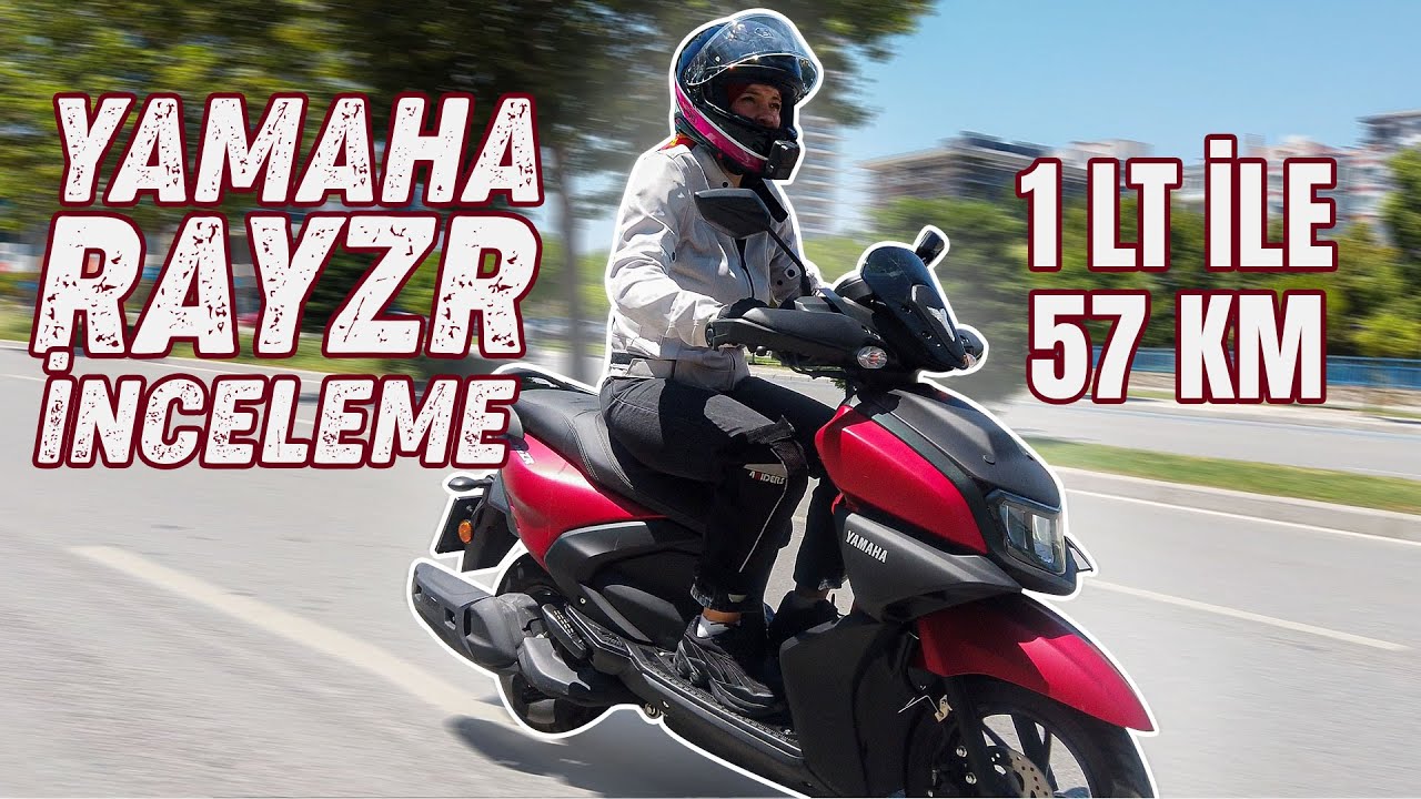 Yamaha RayZR 125 Detaylı İnceleme | 1 Litre ile 57 km | Hibrit Motosiklet