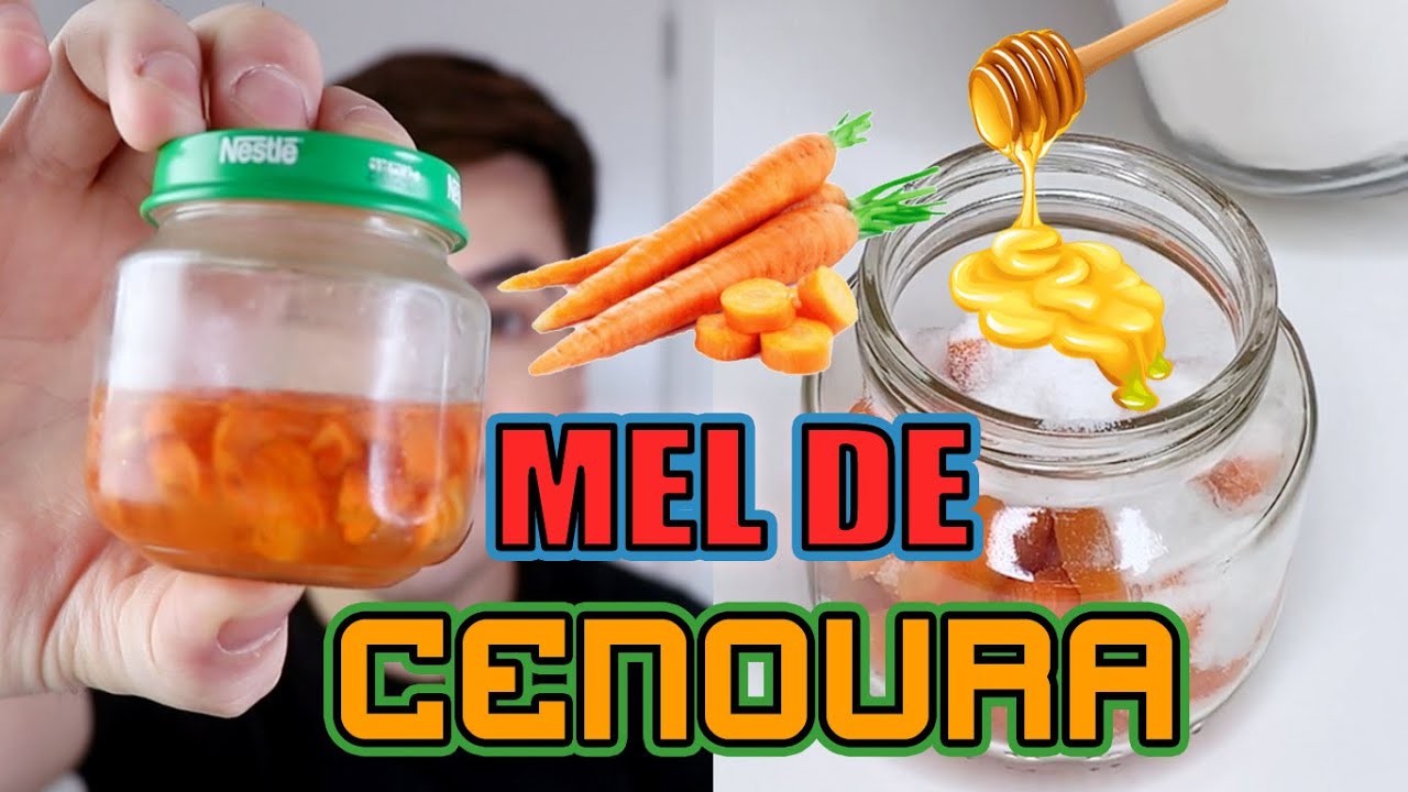 FIZ MEL DE CENOURA PARA HIDRATAÇÃO E CRESCIMENTO DOS CABELOS