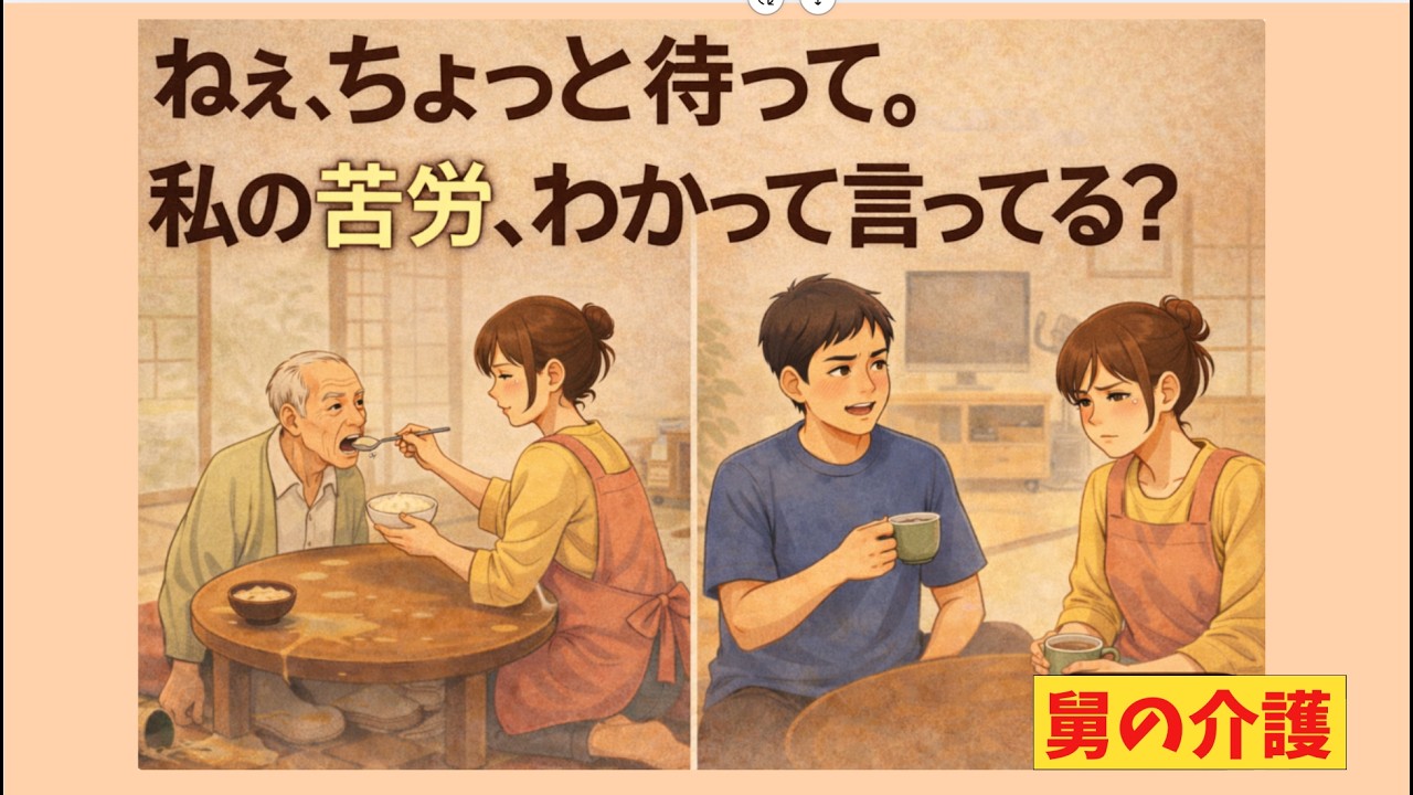 【Q＆A】夫の親の介護の帰りに、それ言う？【夫婦関係】#義親介護