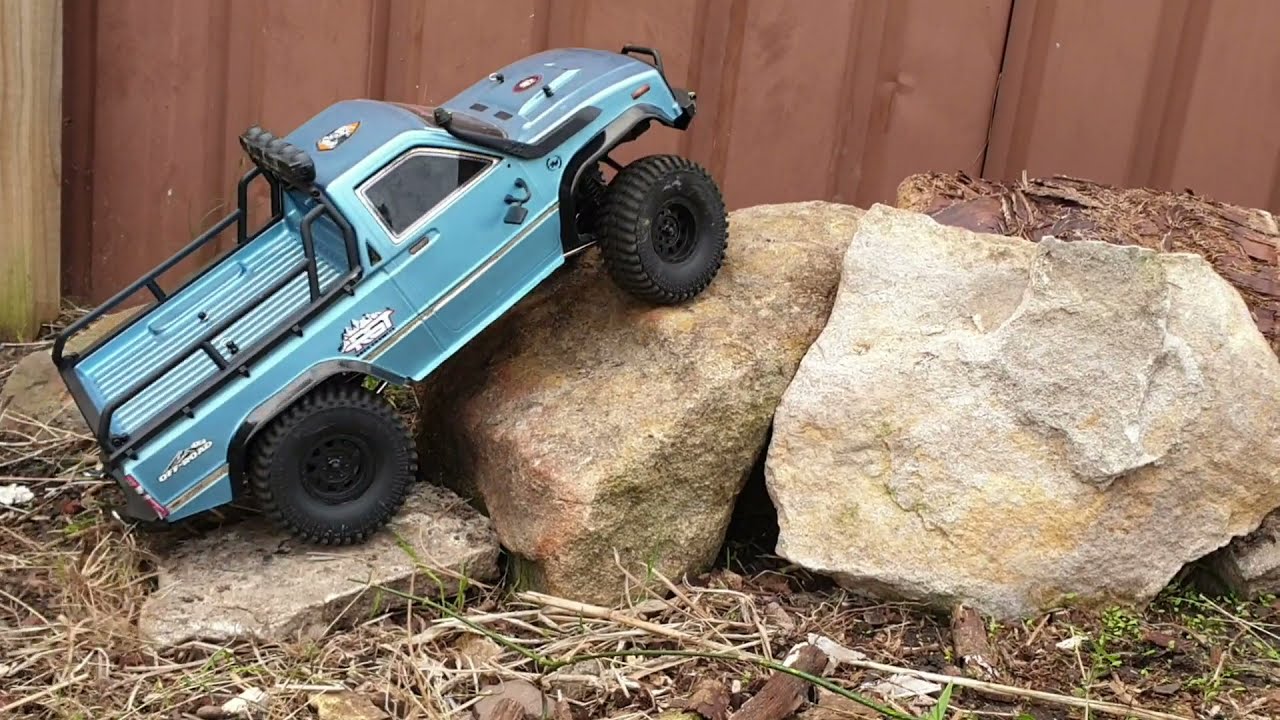Our Rc Crawler backyard track progress. RGTEX86110