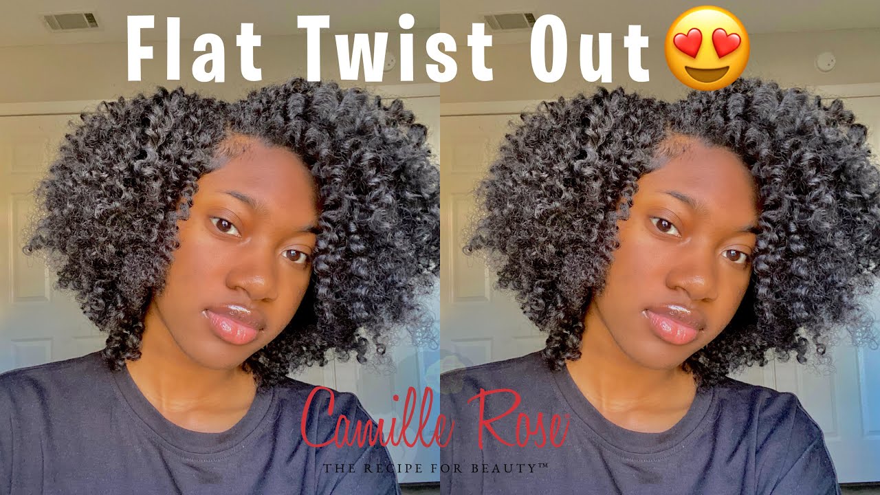 Flat Twist Out Using Camille Rose Honey Collection