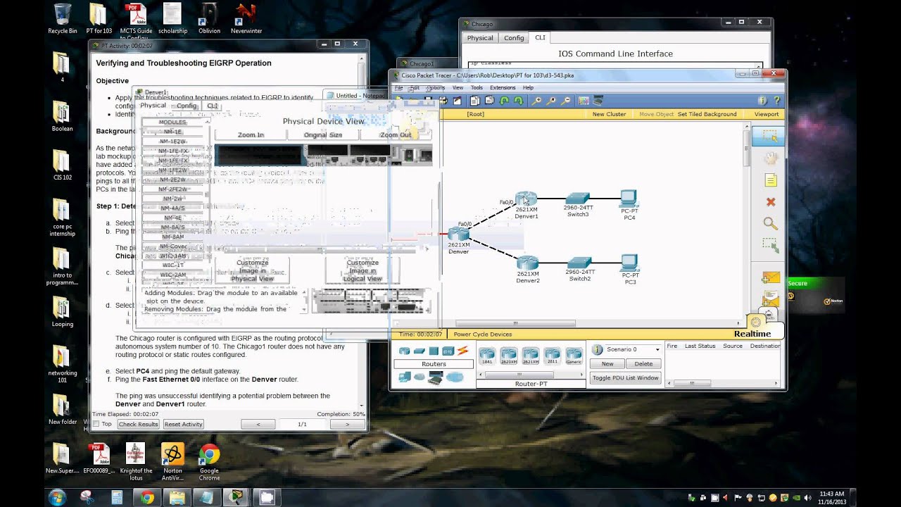 Verifying and Troubleshooting EIGRP Operatio