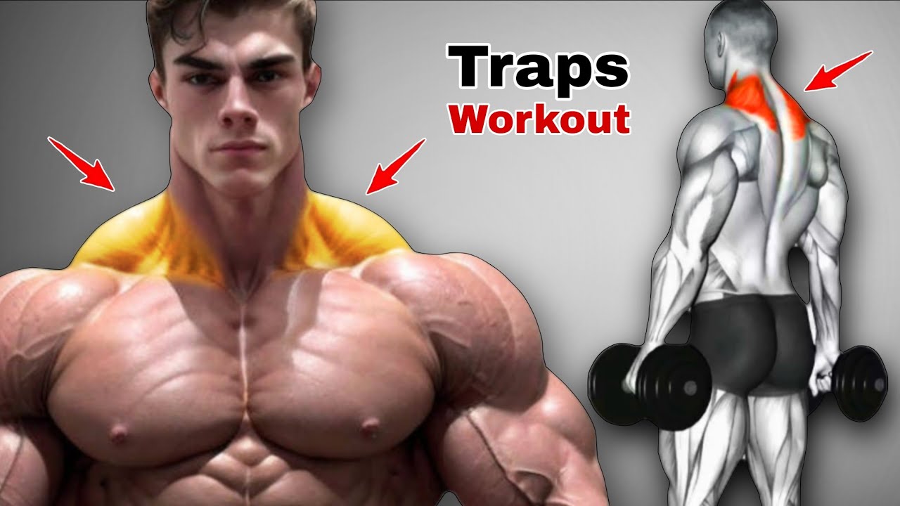 Best Exercises For Big Traps | Traps Workout Exercise | Exercises For Traps 