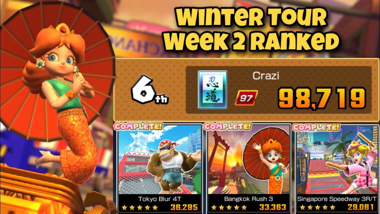 Mario Kart Tour - Winter Tour Week 2 Ranked High Score Races