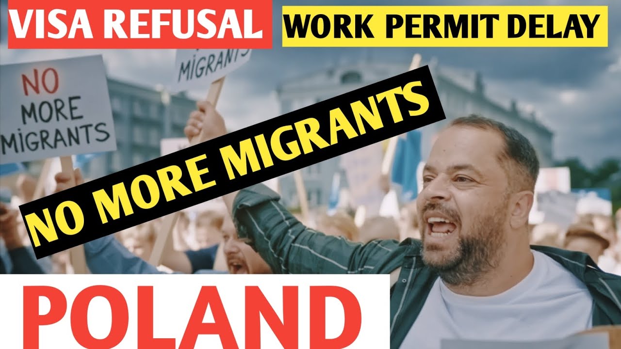 POLAND NO MORE MIGRANTS |Work visa refusal |work permit delay|RESON BEHIND 😭😭😭😭😭