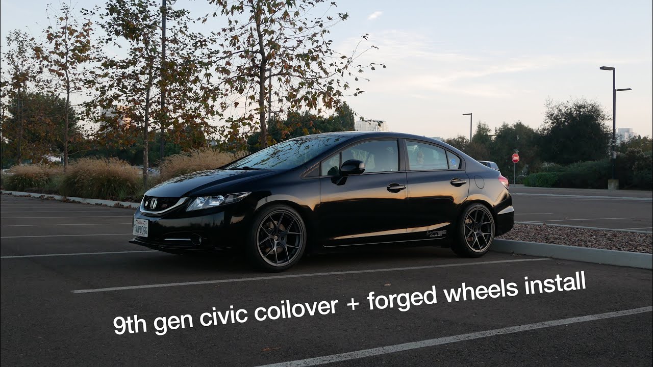 Installing TEIN Coilovers & Titan7 Forged Wheels on my 9th gen Honda Civic Si