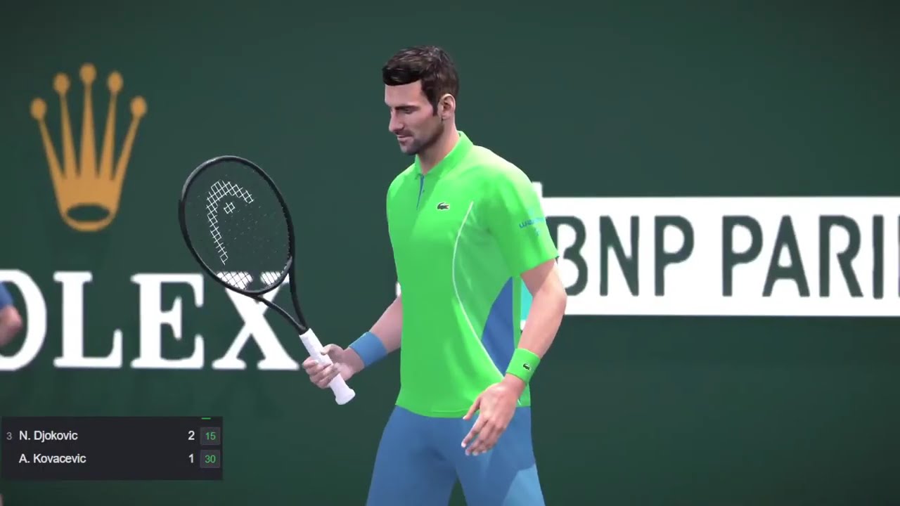 🔴Live: Novak Djokovic Vs Aleksandar Kovacevic - Indian Wells 2026 ATP 1000 - R32 - Official game ATP