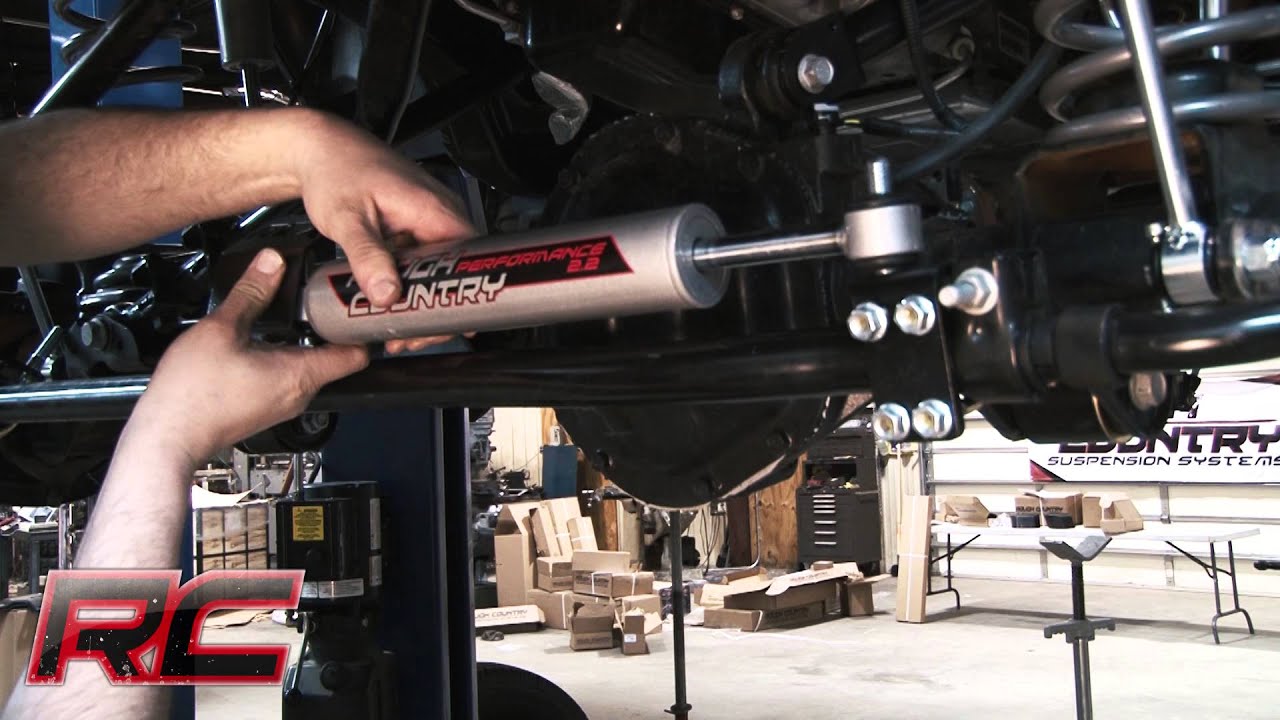 Rough Country's Jeep Dual Steering Stabilizer Kit