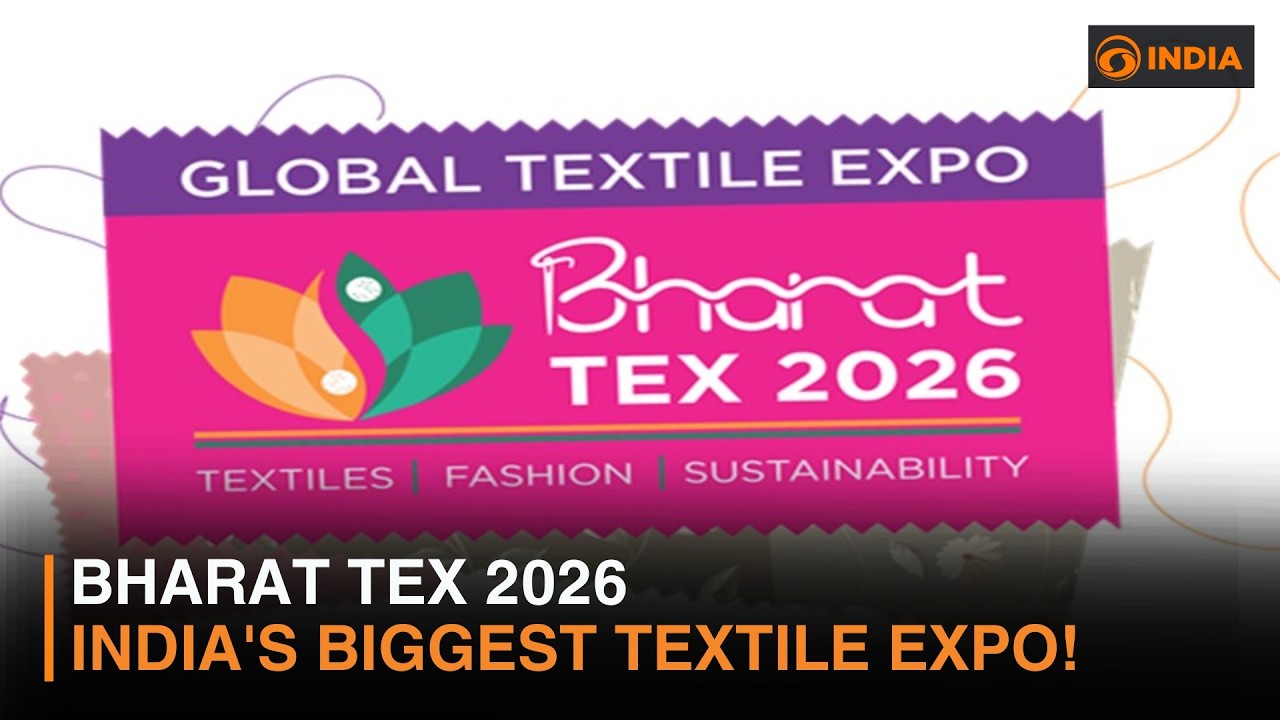 Bharat Tex 2026 начинается | Крупнейшая в Индии международная текстильная выставка открывается в ...