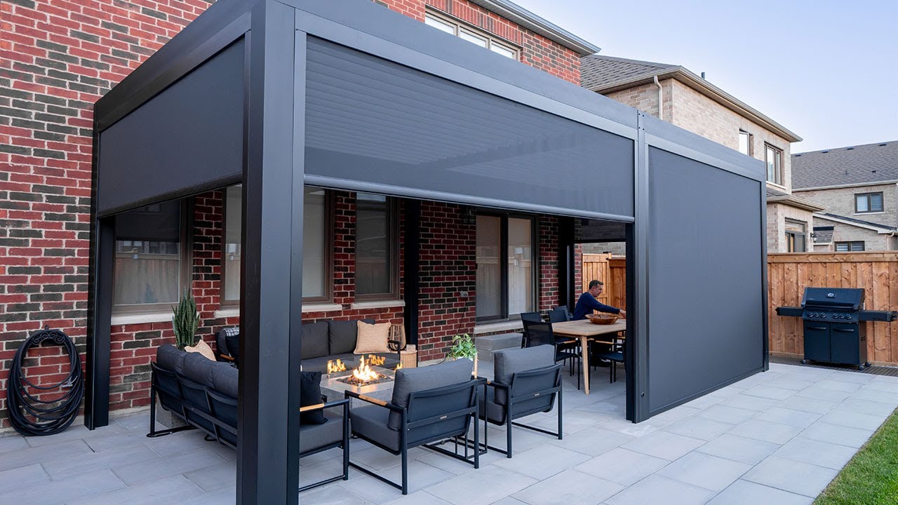 Aluminum Pergola two sections 12 by 27