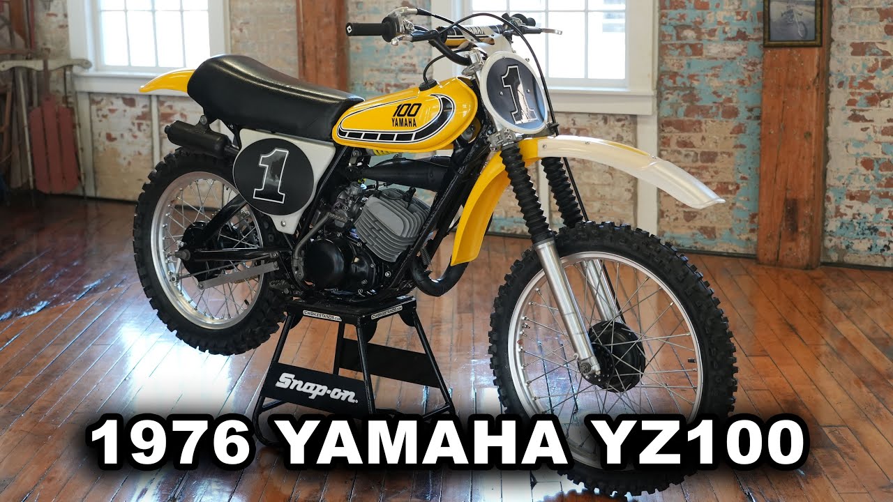 Реставрация великолепного мотоцикла Yamaha YZ100 1976 года.