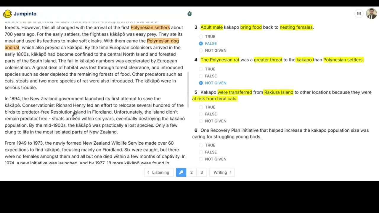 cambridge 20 Reading  test 1 passage 1