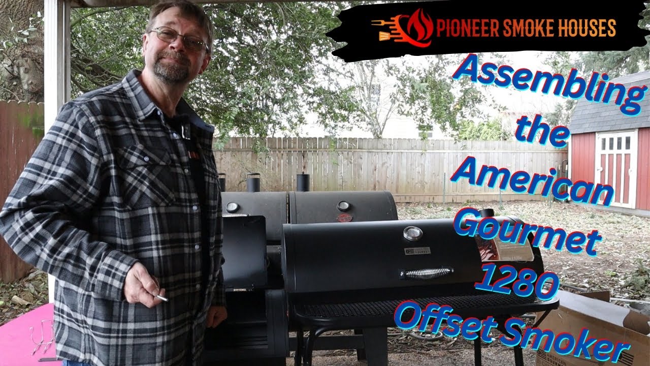 Assembling an American Gourmet 1280 Offset Smoker