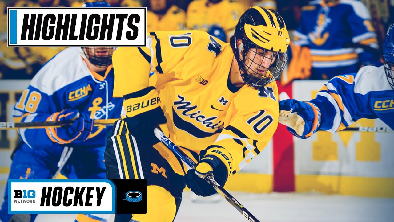 Lake Superior State at Michigan | Big Ten Men's Hockey | Highlights | Oct. 9, 2021