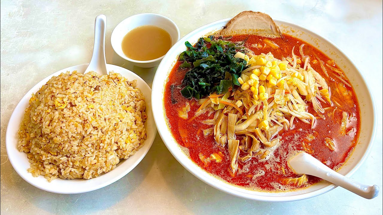 【岐阜デカ盛り】ごまみそラーメン大・チャーハン大/サッポロラーメン21番折立店【岐阜県岐阜市折立】