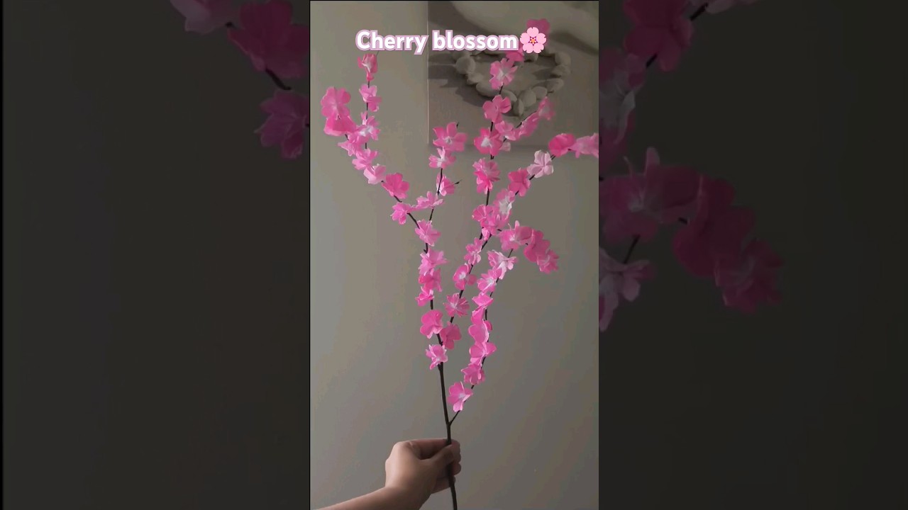 Diy cherry blossom🌸 #diy #shorts #shortsfeed #shortsvideo #trending #trendingshorts #cherryblossom