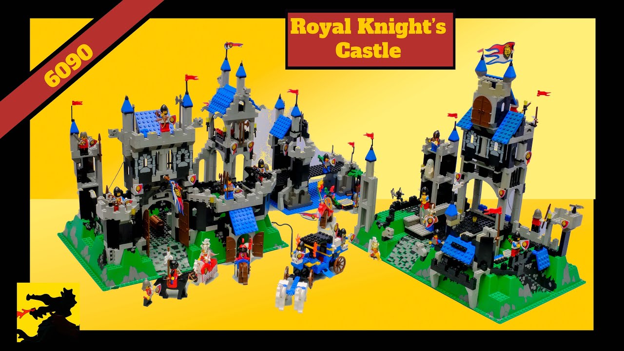 Огромный замок Lego 6090 — обзор замка королевского рыцаря — с огромной альтернативной сборкой