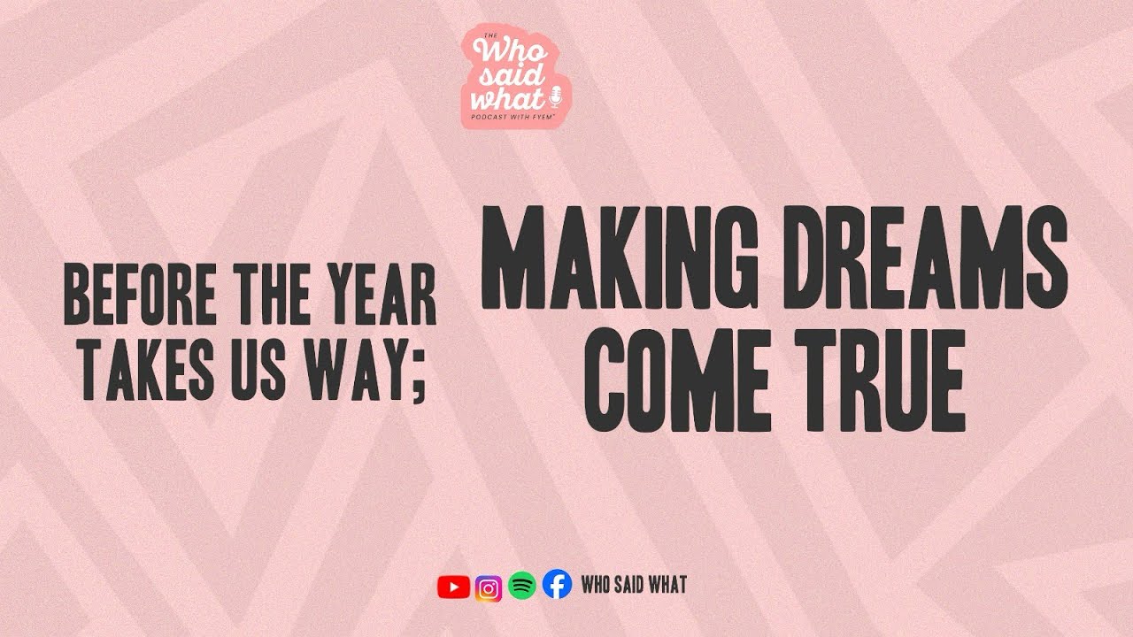 Before the year takes us away