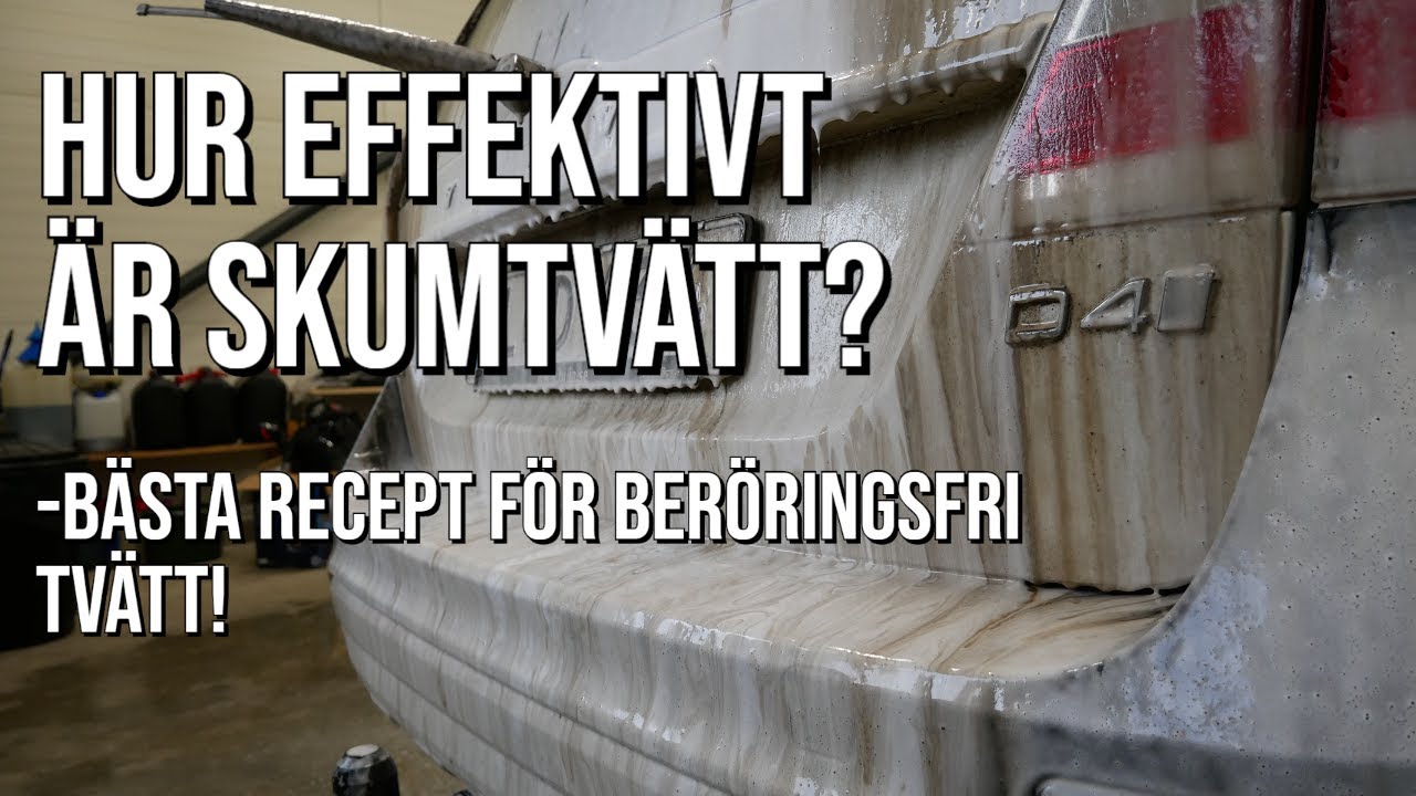 SKUMTVÄTT - Vad är grejen med det!? (FOAM WASH)