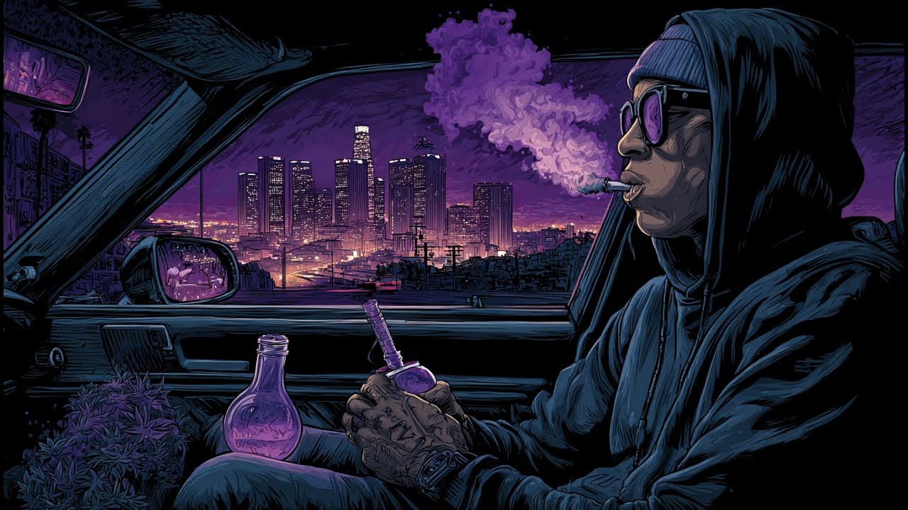Smoky Night Drive Vibes – Chill Rap Playlist | 420 Beats & Deep Bass for Late Nights