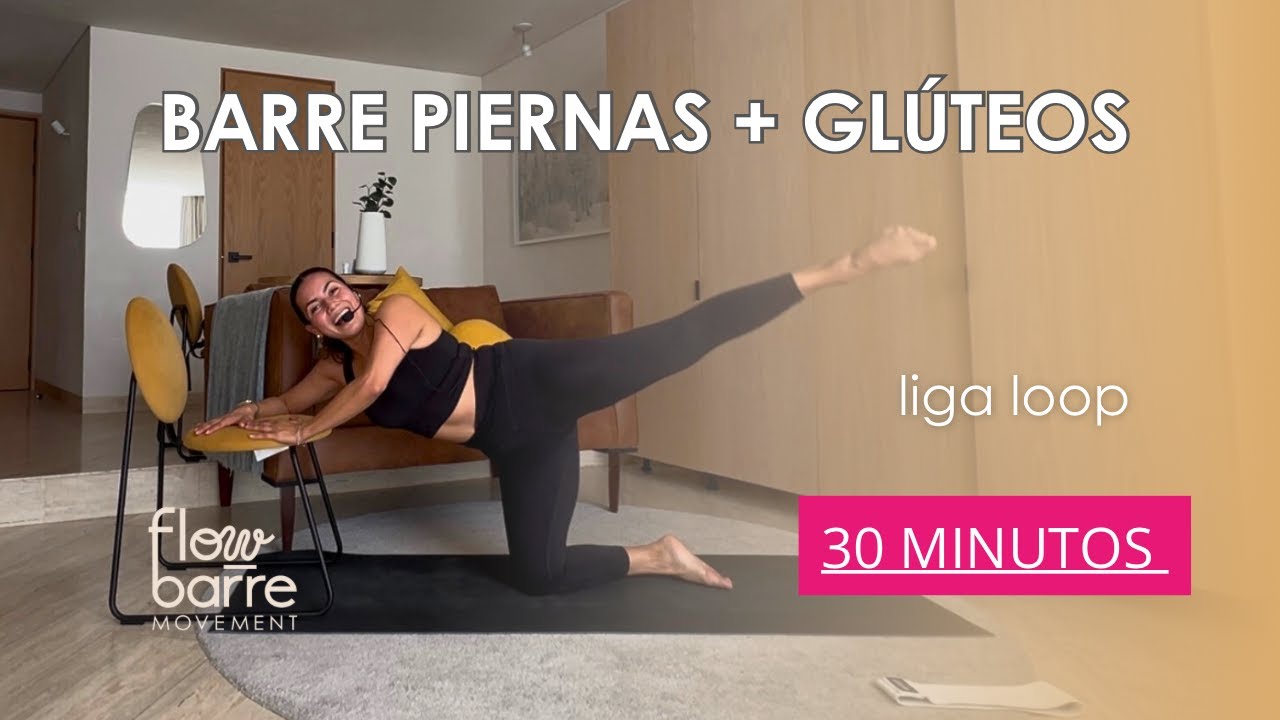 Barre para esculpir tren inferior en 30 minutos de bajo impacto 