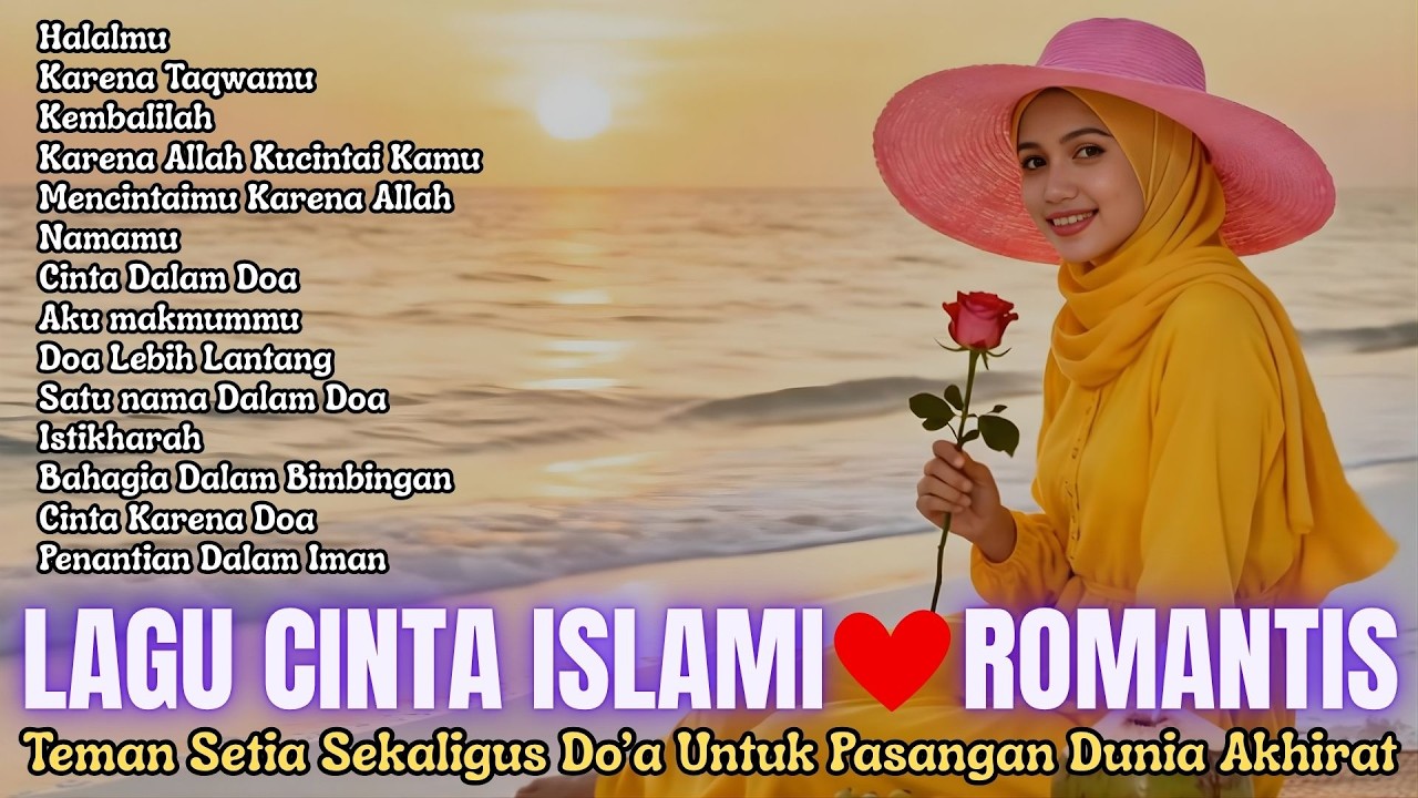 KUMPULAN LAGU CINTA ISLAMI ROMANTIS ❤️ Lagu Islami, Teman Setia Sekaligus Do'a Untuk Para Jomblo