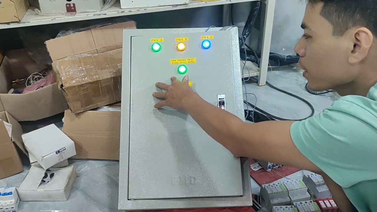 test tủ bảo vệ mất pha đứt dây trung tính, bảo vệ quá áp thấp áp , đảo pha gửi bác khách hà nội