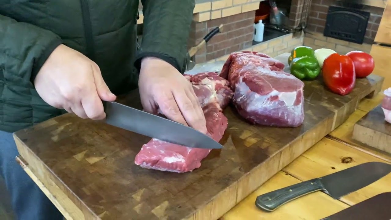 Акция на кухонные ножи из стали D2 и булатной стали| Выставка продажа от Династии