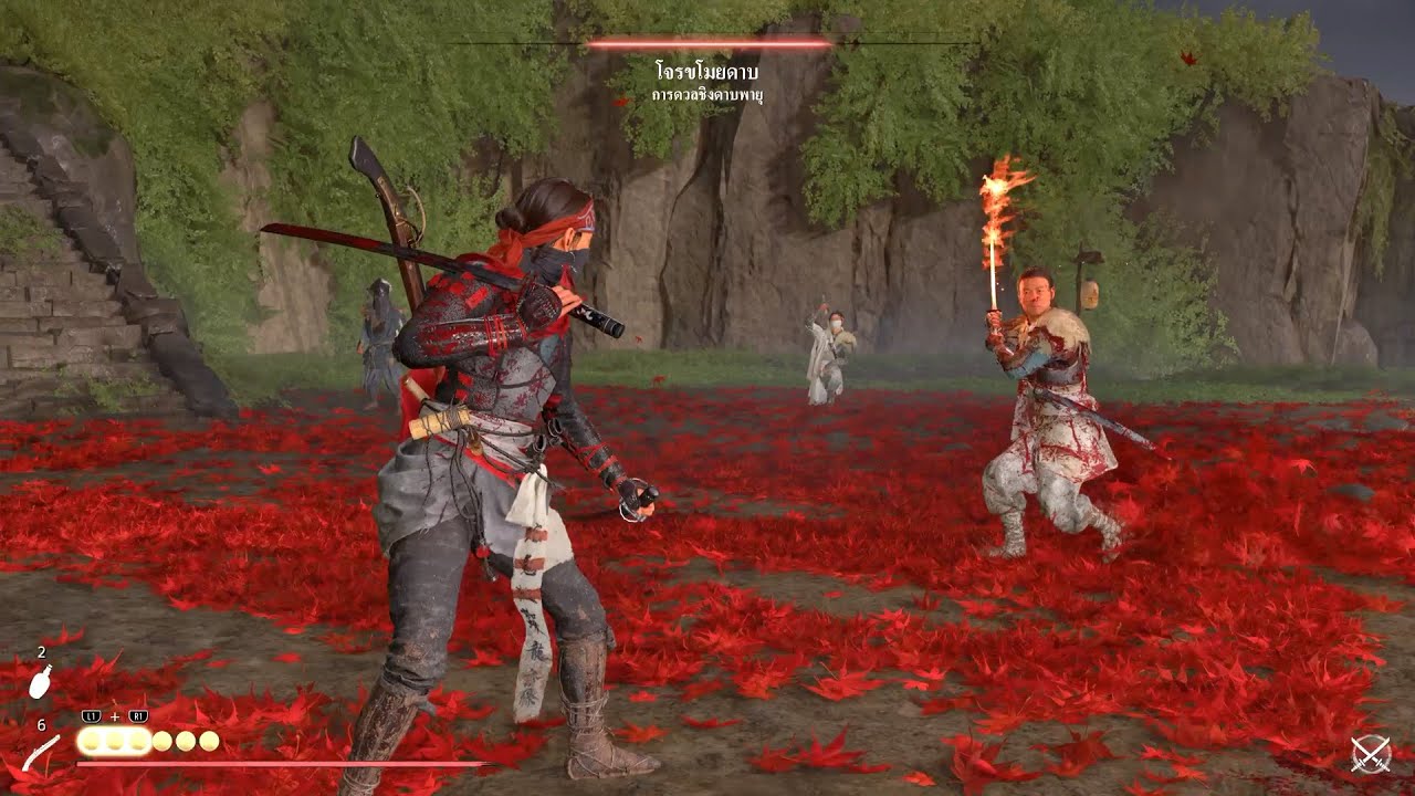 Ghost of Yōtei - Duel for the Strom Blade with Sword Thief in lethal difficulty
