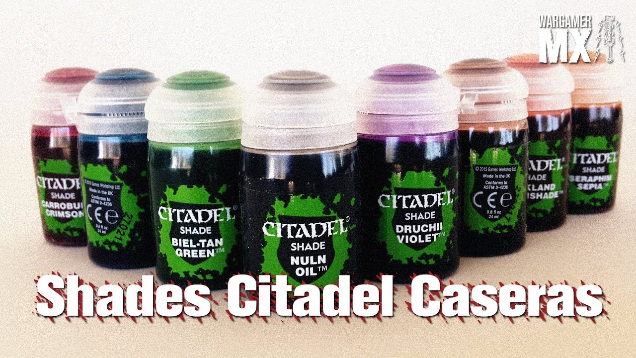 Como hacer Nuln Oil y Agrax Earthshade Caseros