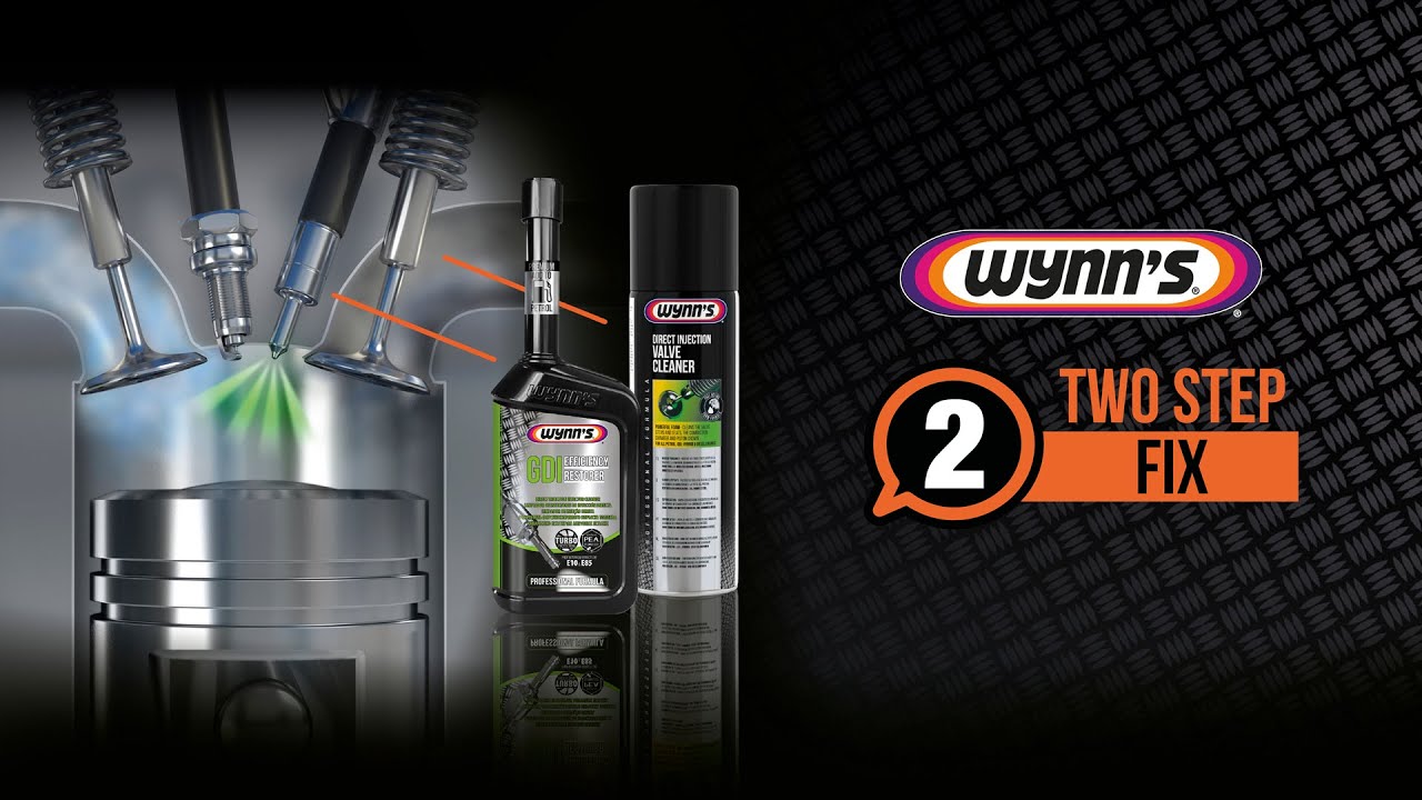 WYNN'S 2 STEP FIX: Direct Injection Valve Cleaner - Instructions Petrol - EN